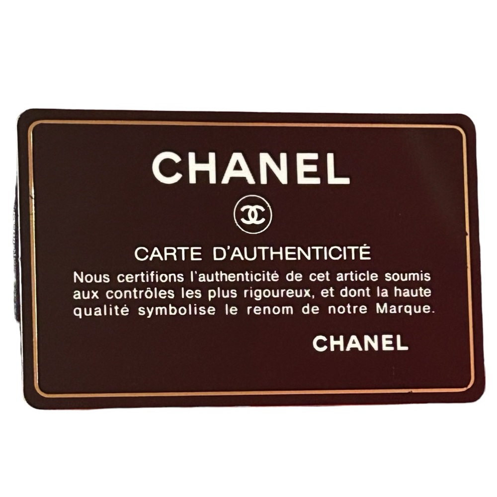 EUC Chanel Black Leather Cambon Ligne Bifold Wallet /Patent Leather Logo Cs/COA - Picture 13 of 13